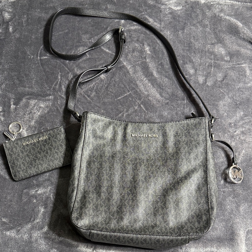 Michael Kors Gray Crossbody Bag